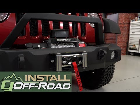 Smittybilt Winch Install Jeep Wrangler JK Smittybilt XRC Gen 2 9,500 lb Winch Installation