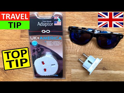 Holiday Travel Adapter TOP TIP from UK to your next Trip Abroad - Travel Tips & Tricks Video