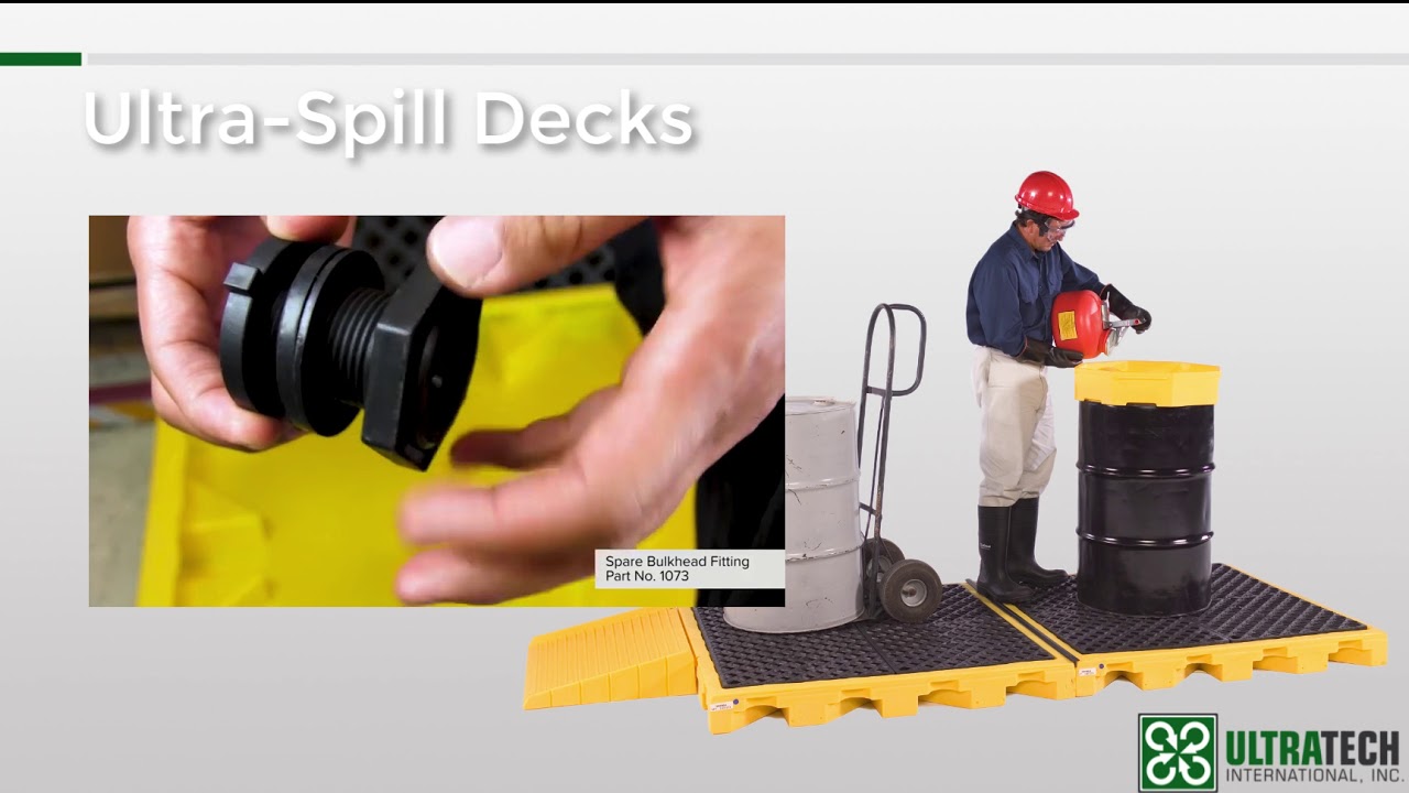 The Ultra-Spill Deck Modular Secondary Spill Containment System