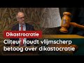 Rechters op de stoel van de politiek: het is wél een probleem!