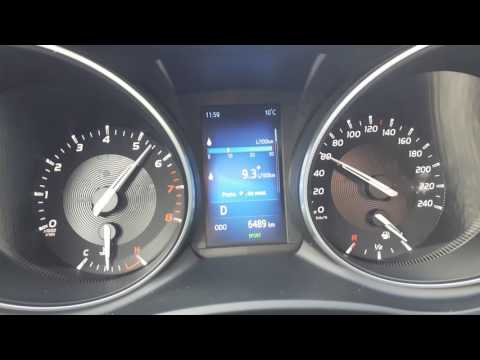 Toyota Avensis Estate 1.8 automatic 147 HP (2017). Acceleration (50-140 km/h)
