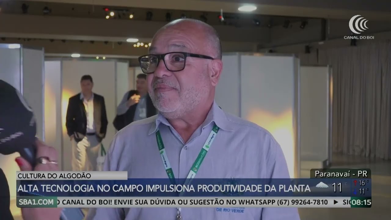 Alta tecnologia no campo impulsiona produtividade do algodão