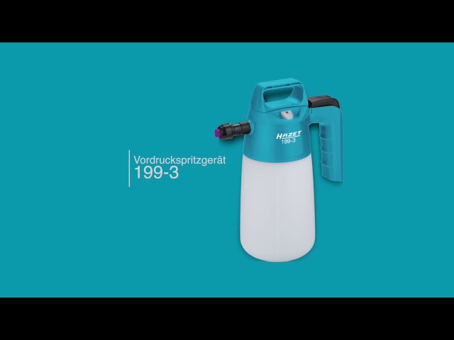Video teaser for HAZET Vordruck-Spritzgerät, Schaum 199-3