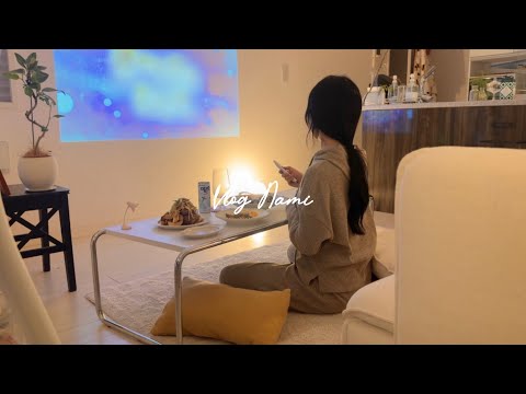Cozy Night Routine of living alone in Japan｜Warm Spring　Night with Me