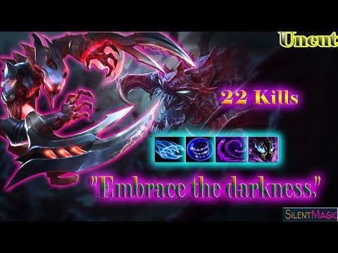 EASY WIN - 1v9 Carry -22 Kills - Nocturne vs Cho'gath Jungle - Low Elo Plat - Uncut