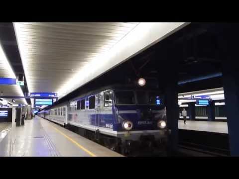 Odjazd EP07-387 z TLK "Polonez" (Warszawa Centralna)