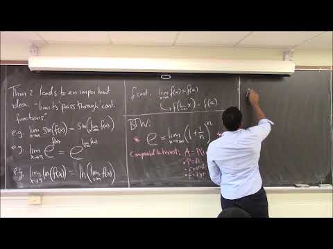 Math 1206-R04 Lecture 9 - Continuous functions, Intermediate Value Theorem, and the precise Limit