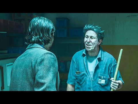 Alan Wake 2 All Ahti the Janitor Scenes
