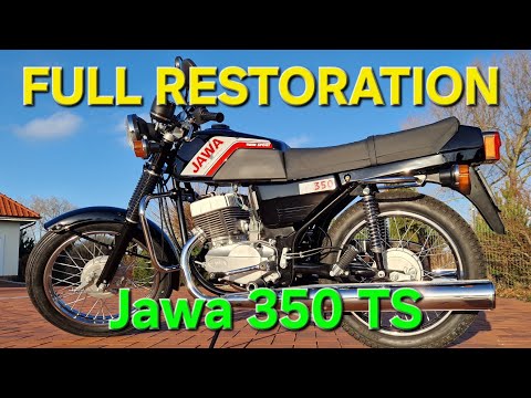 FULL RESTORATION OLD MOTORCYCLE JAWA 350 TS