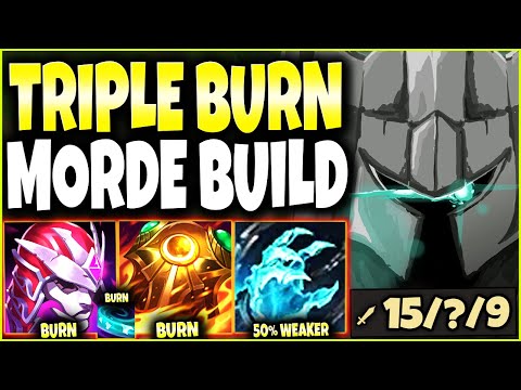 Made Mordekaiser with Triple Burn, Immortal Build and 4 Mountain Drakes to be an UNSTOPPABLE FORCE 🔥