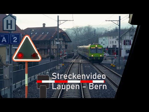Cab ride Laupen - Berne - Führerstandsmitfahrt Laupen - Bern