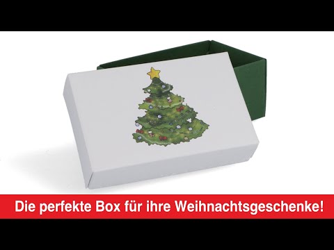 Artikelvideo 1 für 2 BUNTBOX Weihnachten L Geschenkboxen-Set weiß, Artikelnummer 304057