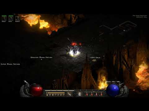 Diablo 2 Resurrected 542% Magic Find CE/Iron Golem Summon Necro Chaos Sanctuary Full Clear