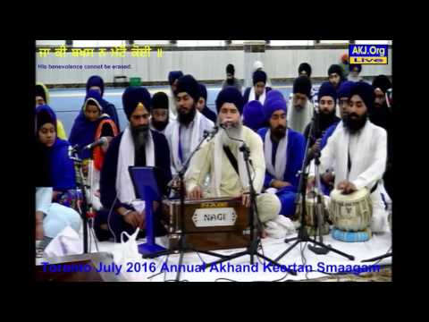 038 Toronto July 2016 Tuesday PM - Bhai Deepinder Singh Jee Toronto
