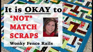 ♻️ v24.10 ⏰  FAST ⏰  5 HOUR QUILT TOP FROM SCRAPS | No matching needed! | Scrapbuster | Stashbuster
