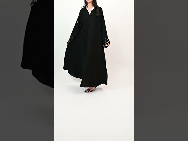 عباية كريب رسمي شك يدوي