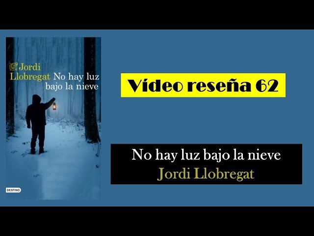 Vídeo relacionado con No hay luz bajo la nieve (Serie Álex Serra nº 1)