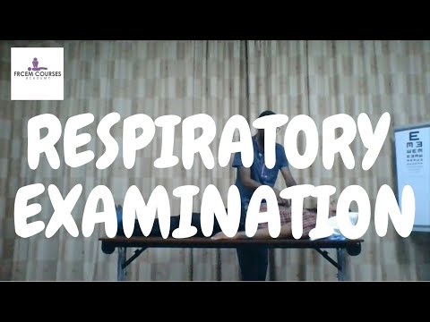 MRCEM OSCE: Respiratory system examination (video)