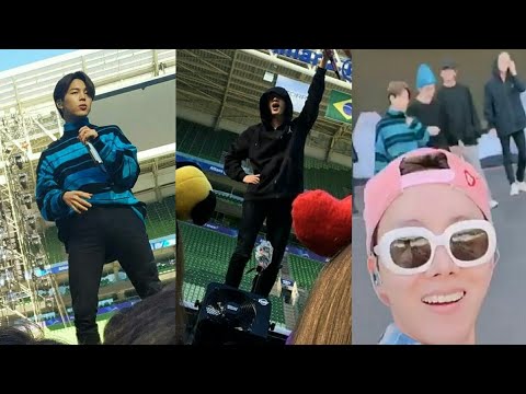190526 BTS Soundchek D-2 In Brazil @방탄소년단 Speak Yourself Concert at Allianz Parque, Sao Paulo 2019