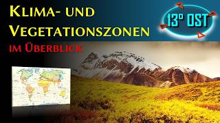 Klima-  und Vegetationszonen im Überblick