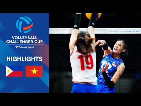 🇵🇭 PHI vs. 🇻🇳 VIE - Quarter Finals | Volleyball Challenger Cup Women | Highlights
