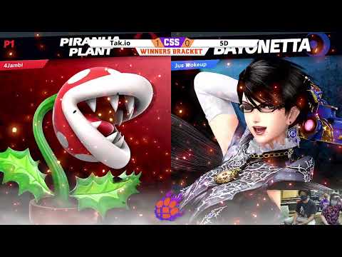 Clemson Smash Series 30 - Winners - Tak.io (Piranha Plant) vs. 5D (Bayonetta) - SSBU
