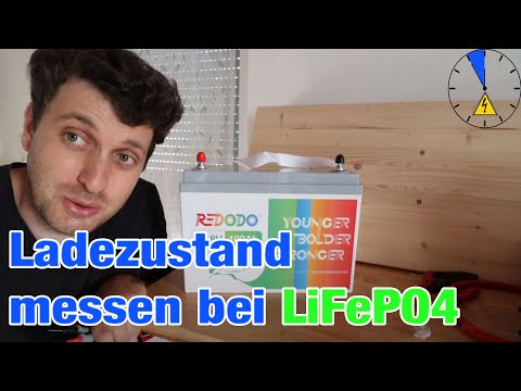 Estimate LiFePO4 state of charge based on battery voltage REDODO