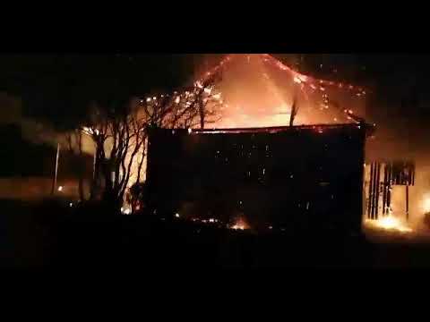 Pożar Wolany 17.02.2019 r.