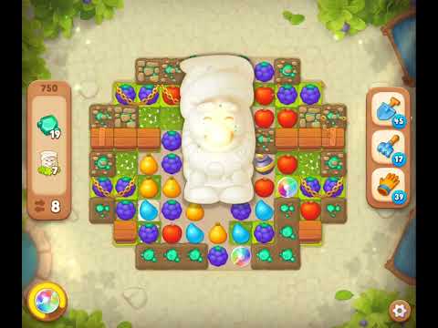 Gardenscapes Level 750 Completed