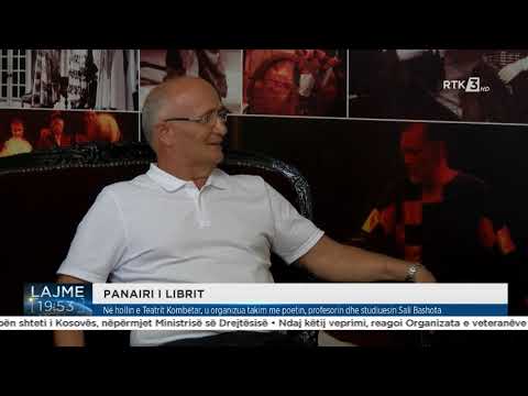 Në hollin e Teatrit Kombëtar, u organizua takim me poetin, profesorin dhe studiuesin Sali Bashota