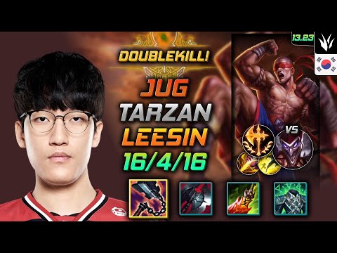 Lee Sin Jungle Build Tarzan Goredrinker Conqueror - LOL KR Challenger Patch 13.23