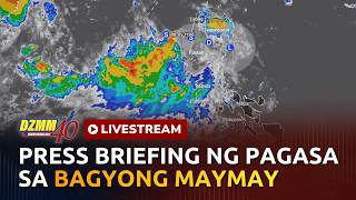 LIVE: 5PM PAGASA briefing on tropical storm Maymay | DZMM Teleradyo (05 August 2026)