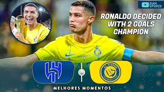 QUE JOGAÇO PARECIA FINAL DE CHAMPIONS LEAGUE! C.R.7 FEZ O IMPOSSÍVEL ACONTECER DECIDIU E FOI CAMPEÃO