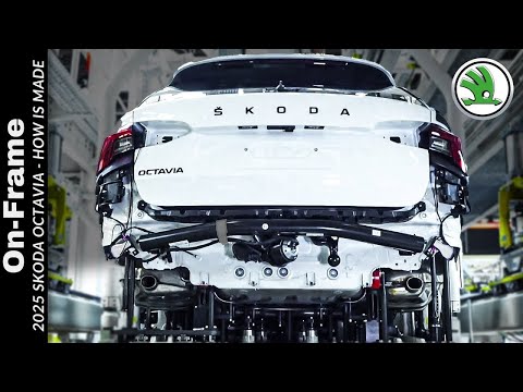 Skoda Octavia 2024 Production - Inside CAR MANUFACTURING CNC