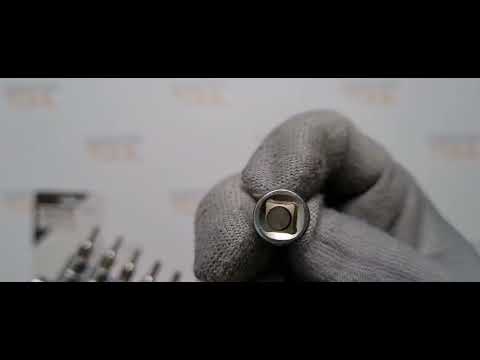 Набор головок торцевых YATO 12 шт. с насадками TORX TR, квадрат 1/4, 3/8