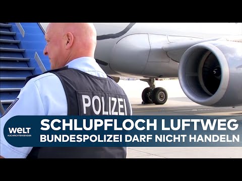 Video Thumbnail: DEUTSCHLAND: Unerlaubte Einreisen – Jede sechste Person kommt mit dem Flugzeug