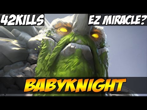 Babyknight 7900 MMR Plays Tiny vs Miracle 9141 MMR  - Dota 2