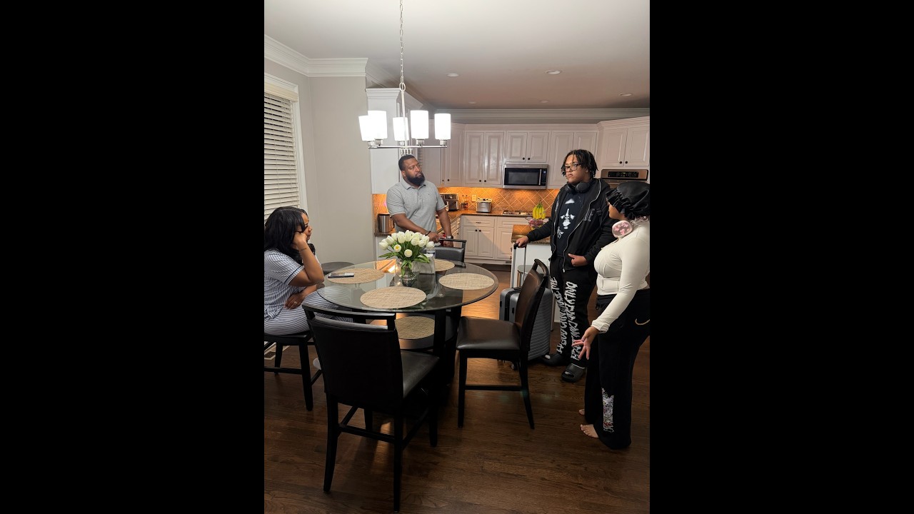 Cameron comes back to nice suburban home and his parents find out his stuff was stolen