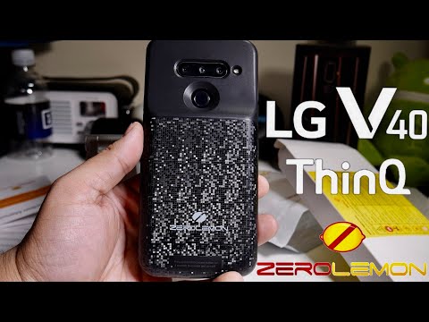 Zerolemon LG V40 5200 Mah Battery Case! Beast!
