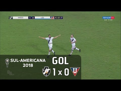 Vasco 1 x 0 LDU (EQU) - Sul-Americana 2018 - Sportv HD⁶⁰
