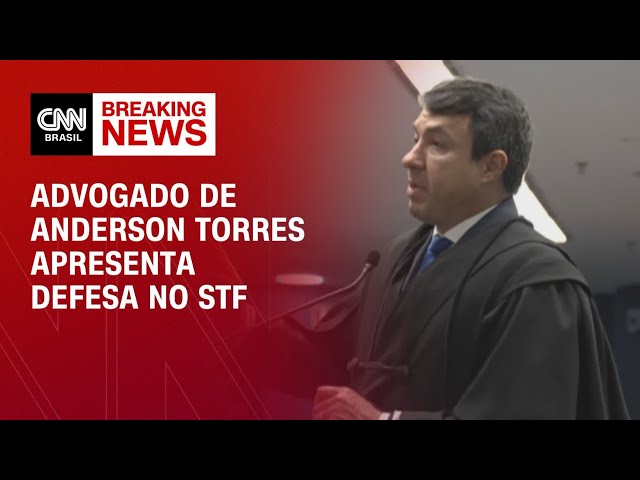 Plano de golpe: Advogado de Anderson Torres apresenta defesa no STF | CNN 360º