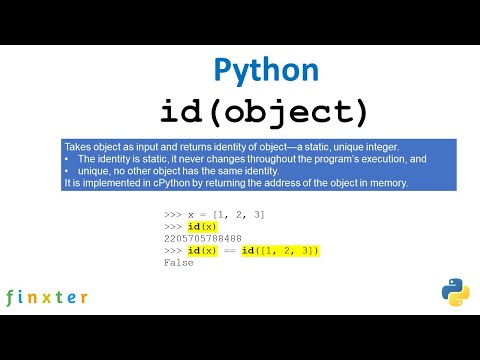 Id Function Print Id Of A Variable In Python Id Python Id In Python Id Funcion