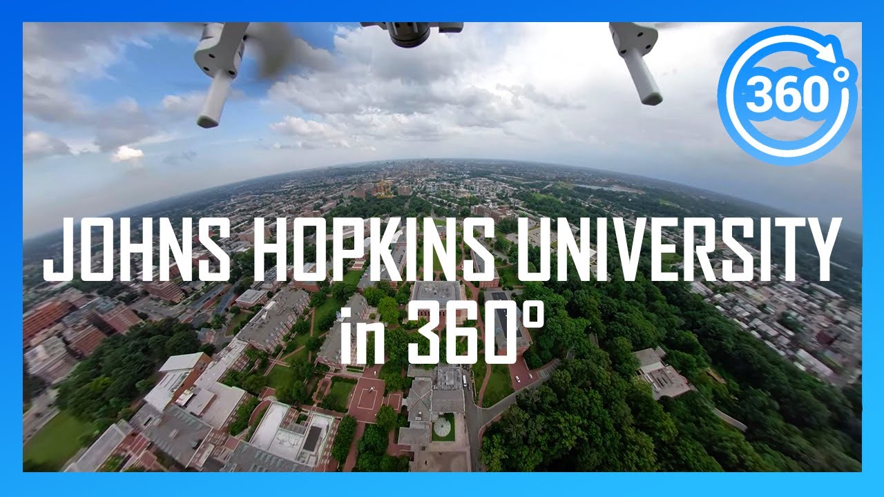 [2020] JOHNS HOPKINS in 360° (drone/walking/driving campus tour)