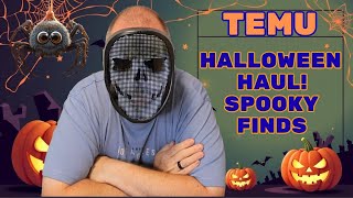 TEMU Halloween HAUL! 🎃 Spooky Decor & Must Haves LED Mask, Log Fire, Neon Lights & More!