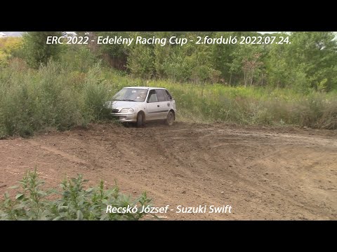 Recskó József - Suzuki Swift ERC 2022 - Edelény Racing Cup - 2.forduló 2022.07.24.