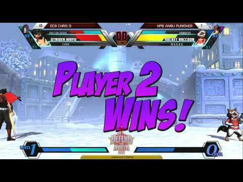 Ultimate Marvel vs Capcom 3 Tournament: Defend the North 2016 Top 8 - DCB Chris D v KPB Punisher