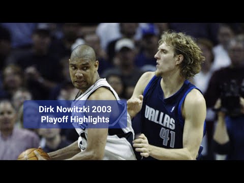 Dirk Nowitzki 2003 Playoff Highlights