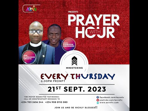 PRAYER HOUR: SEPTEMBER 21, 2023