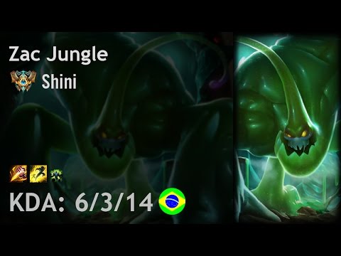 Zac Jungle vs Sejuani - Shini - BR Challenger Patch 7.9