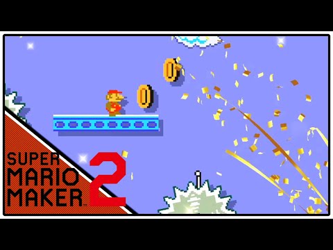 Super Mario Maker 2 - 20 Seconds Sharp Sky by SillyCake